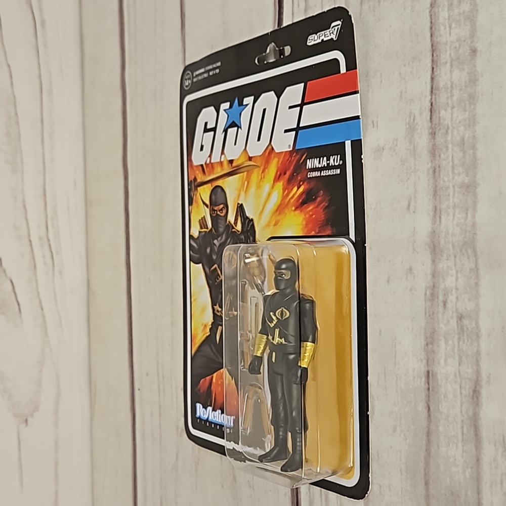 Super7 GI Joe ReAction Figure Ninja-ku Cobra Assassin Action Figure - Picture 4 of 4